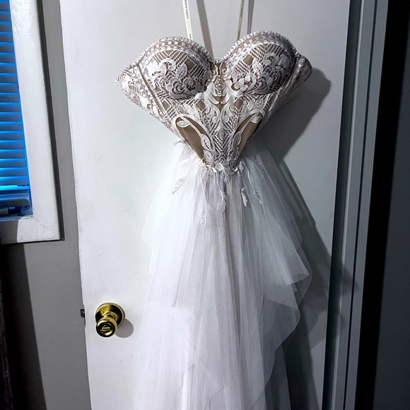 Bridal corset tulle full-length dress - Picture 1 of 7
